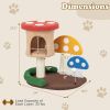 Multicolor Cat Tree with Condo and Platform