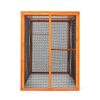 Detachable Cat Enclosure with Waterproof Roof and 3 Jumping Platforms, Orange