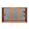 Detachable Cat Enclosure with Waterproof Roof and 3 Jumping Platforms, Orange