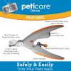 LED Light Pet Nail Clipper- Great For Trimming Cats & Dogs Nails & Claws, 5X Magnification That Doubles As A Nail Trapper, Quick-Clip, Steel