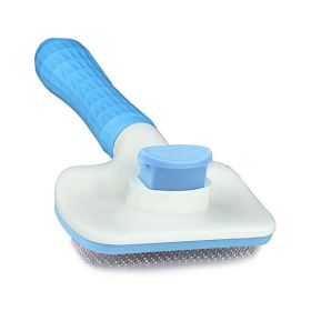 Pet Hair Grooming Remover Pets Dogs Grooming Tools (Color: Blue)