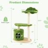 Cute Cat Tree for Indoor Cats with Supporting Frame