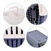 Portable Pet Box Cat & Dog Carrier Cage with Chrome Door