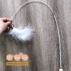 Aiwo Pet Fun Cat Stick Telescopic Feather Fishing Cat Stick Toy Bite Resistant Fairy Stick Long Rod Cat Toy