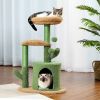 Cactus Cat Tree for Indoor Cat Tower Toy